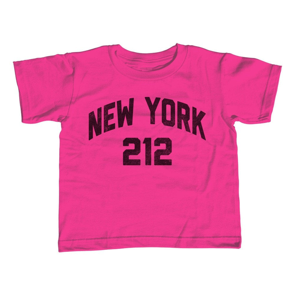 Girl's New York City 212 Area Code T-Shirt - Unisex Fit