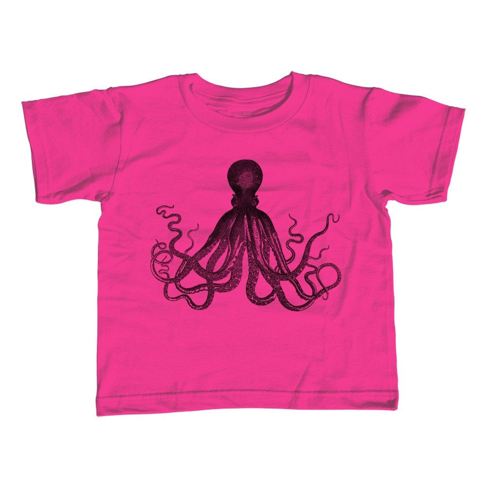 Girl s Steampunk Octopus T Shirt Unisex Fit Nautical Boredwalk