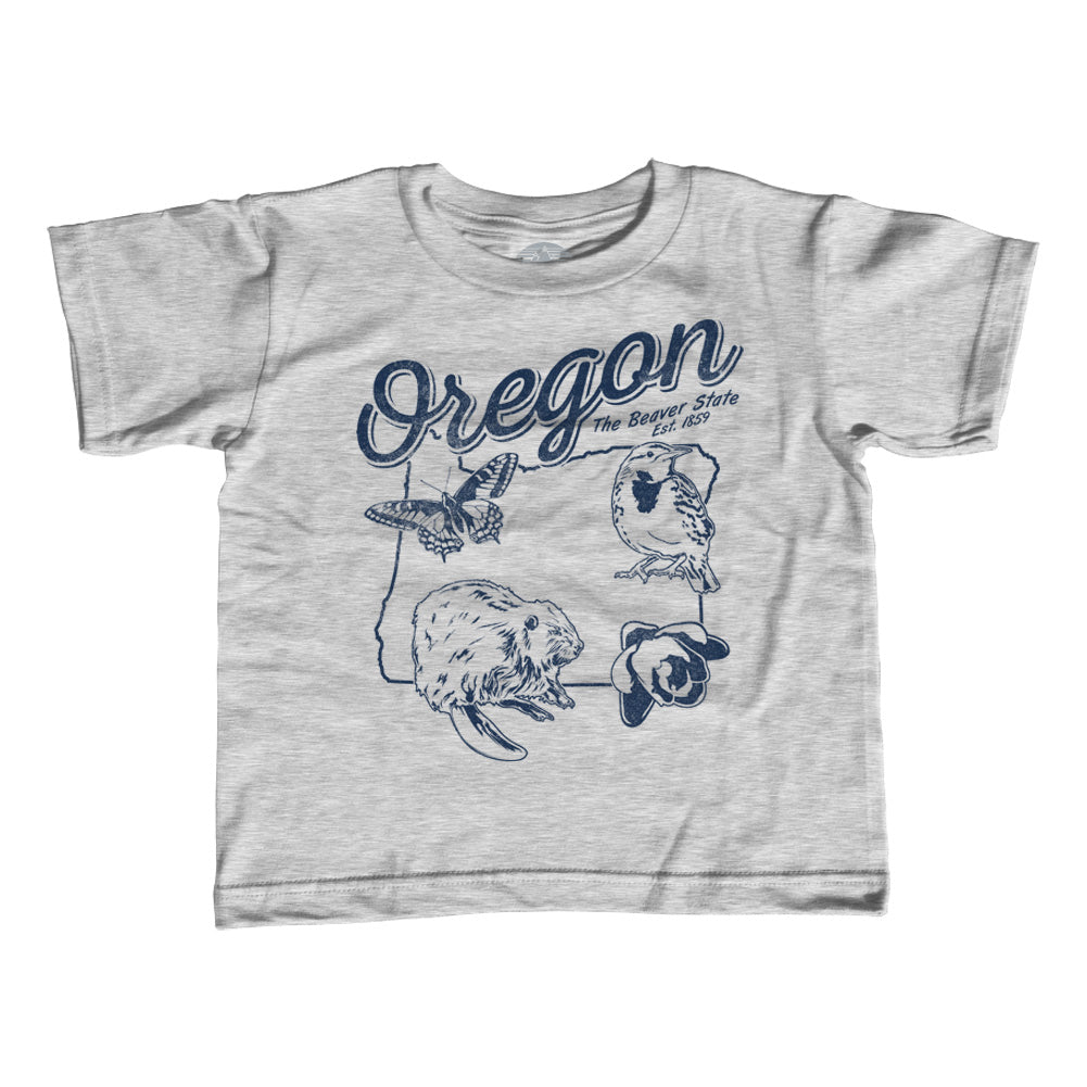 Girl's Vintage Oregon T-Shirt - Unisex Fit