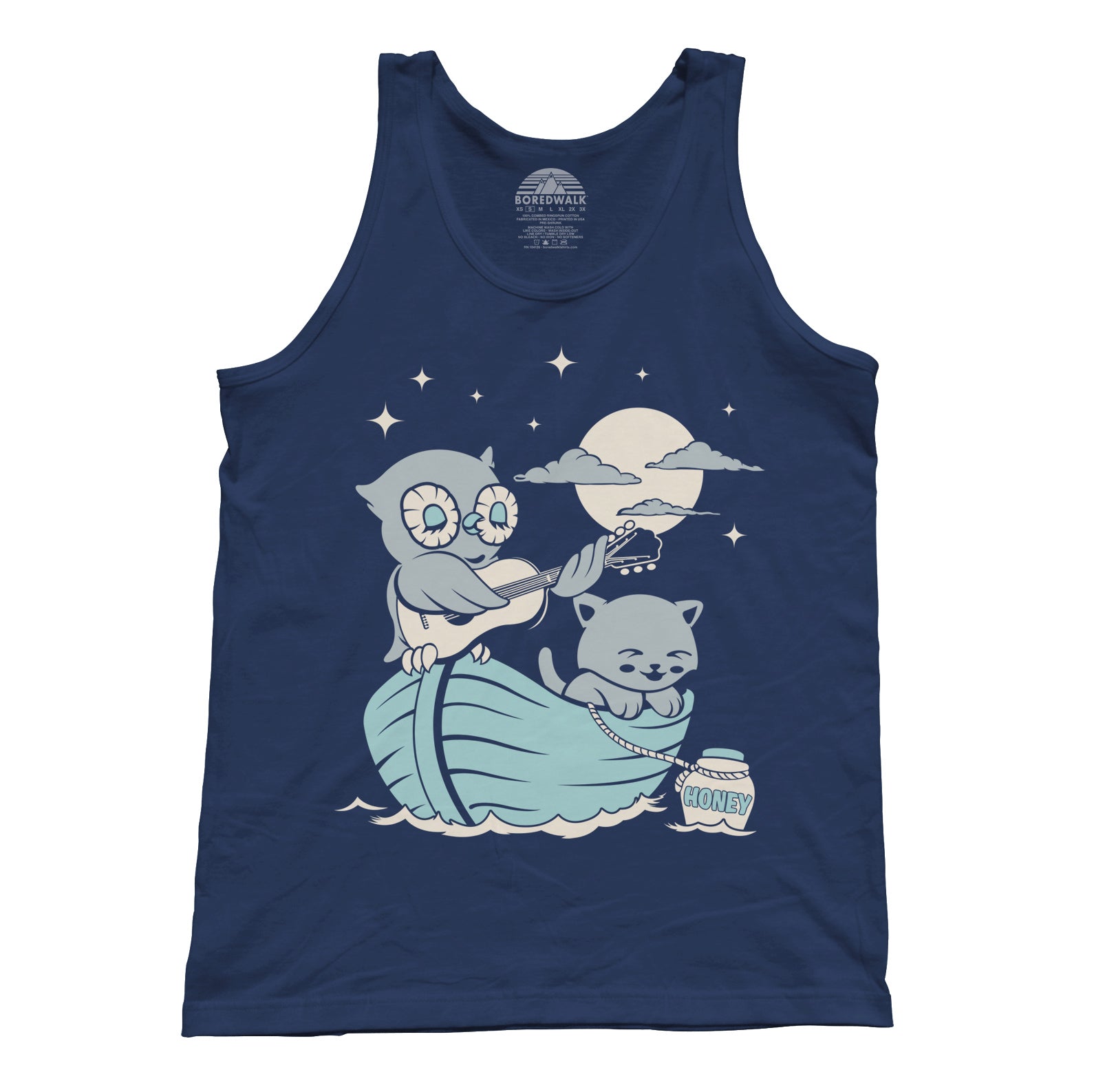 Unisex The Owl And the Pussycat Tank Top - By Ex-Boyfriend