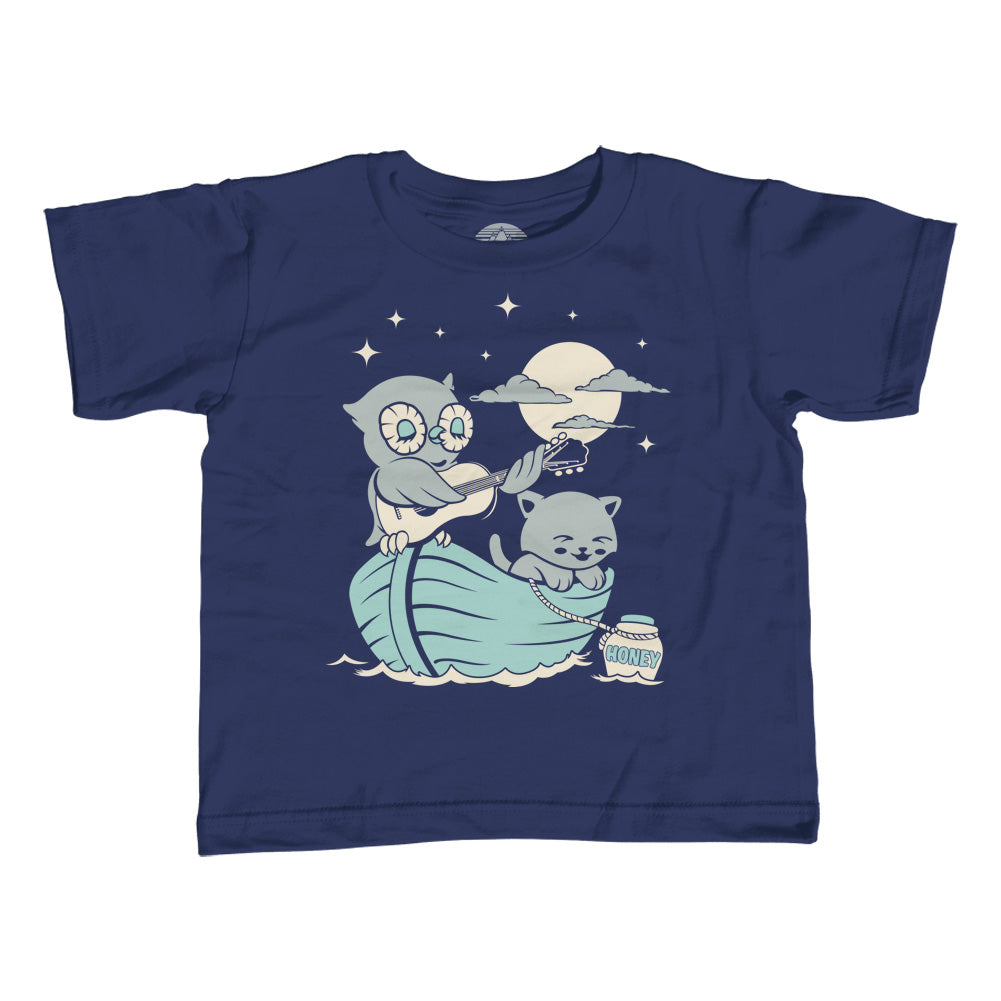 Girl's The Owl And the Pussycat T-Shirt - Unisex Fit - By Ex-Boyfriend