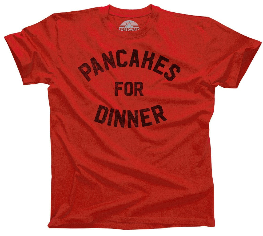 Men's Pancakes for Dinner T-Shirt Breakfast Brunch Foodie