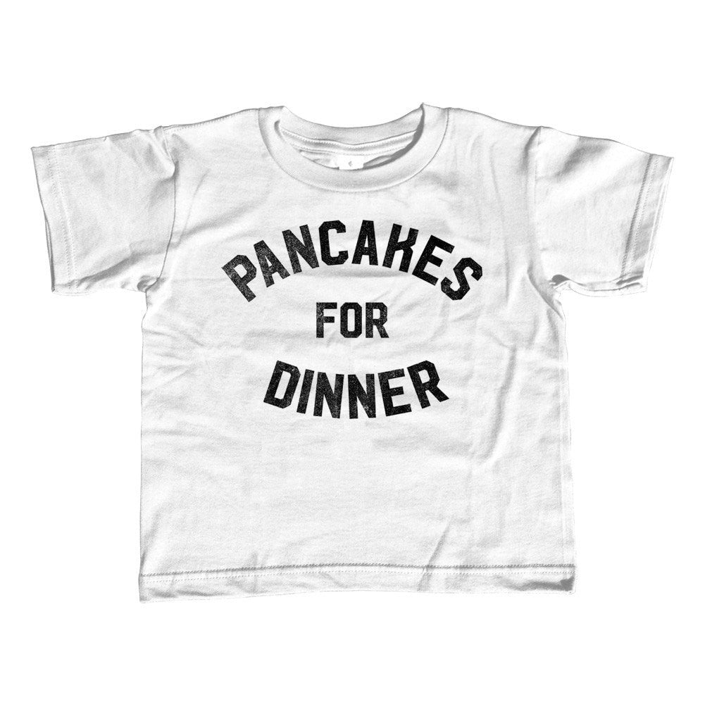 Boy's Pancakes for Dinner T-Shirt Breakfast Brunch Foodie