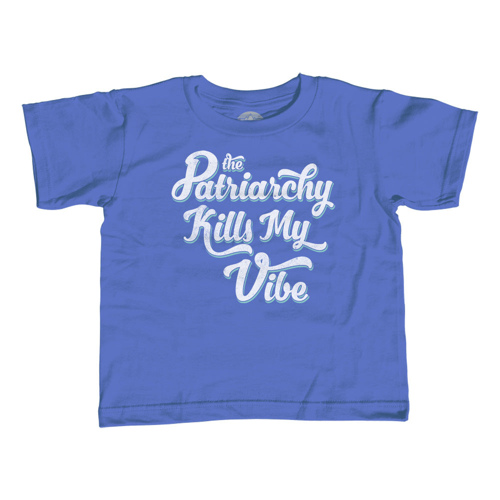 Boy's The Patriarchy Kills My Vibe Feminist T-Shirt - Feminism