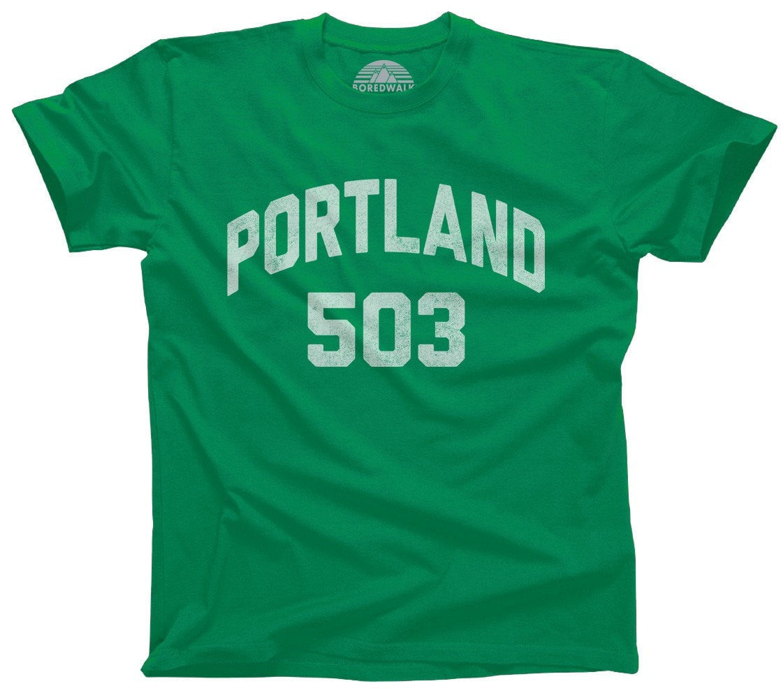 Men's Portland 503 Area Code T-Shirt