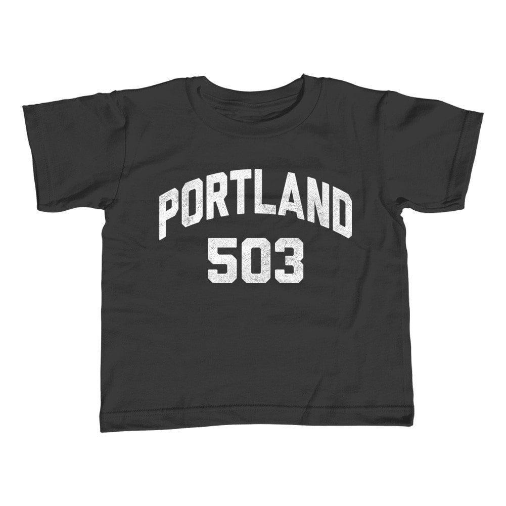 Girl's Portland 503 Area Code T-Shirt - Unisex Fit