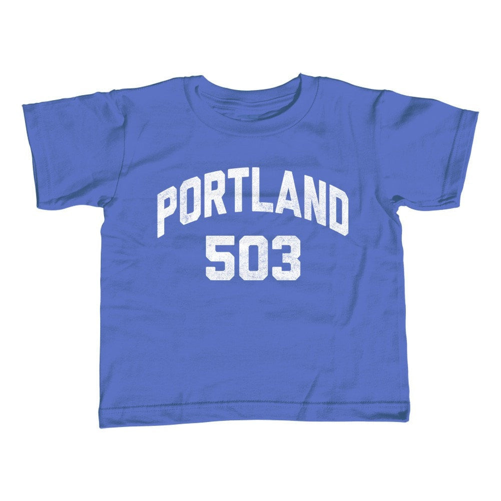 Boy's Portland 503 Area Code T-Shirt