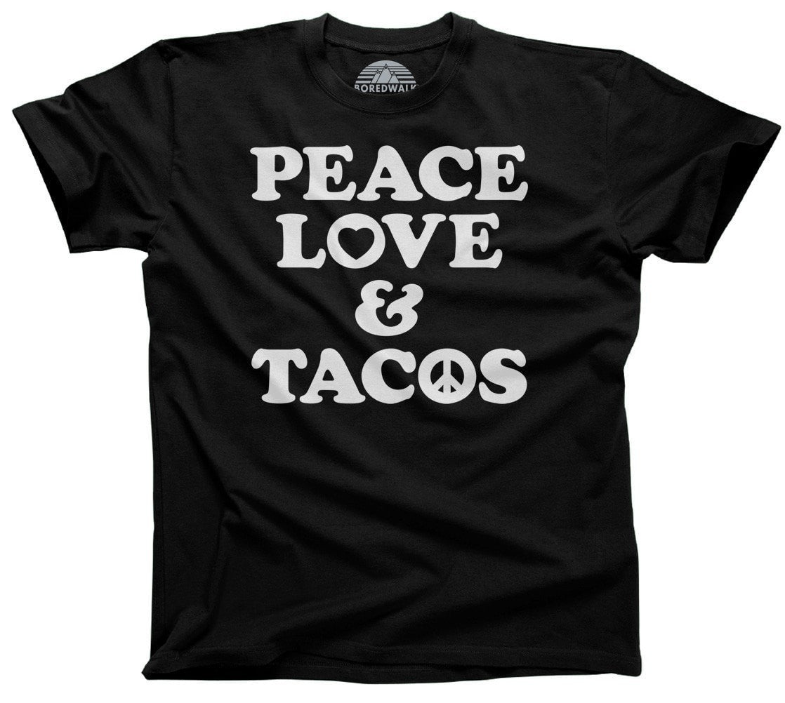 Men's Peace Love and Tacos T-Shirt