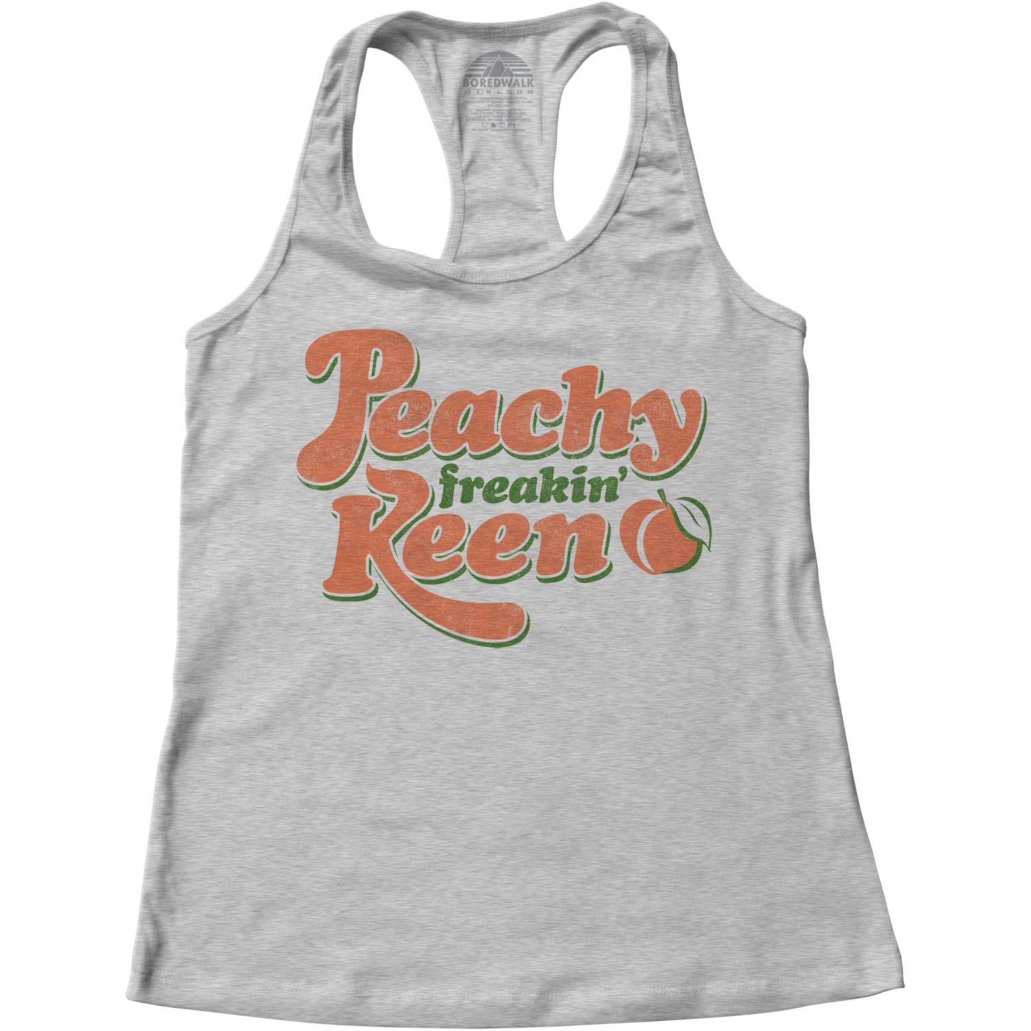 Women's Peachy Freakin' Keen Racerback Tank Top