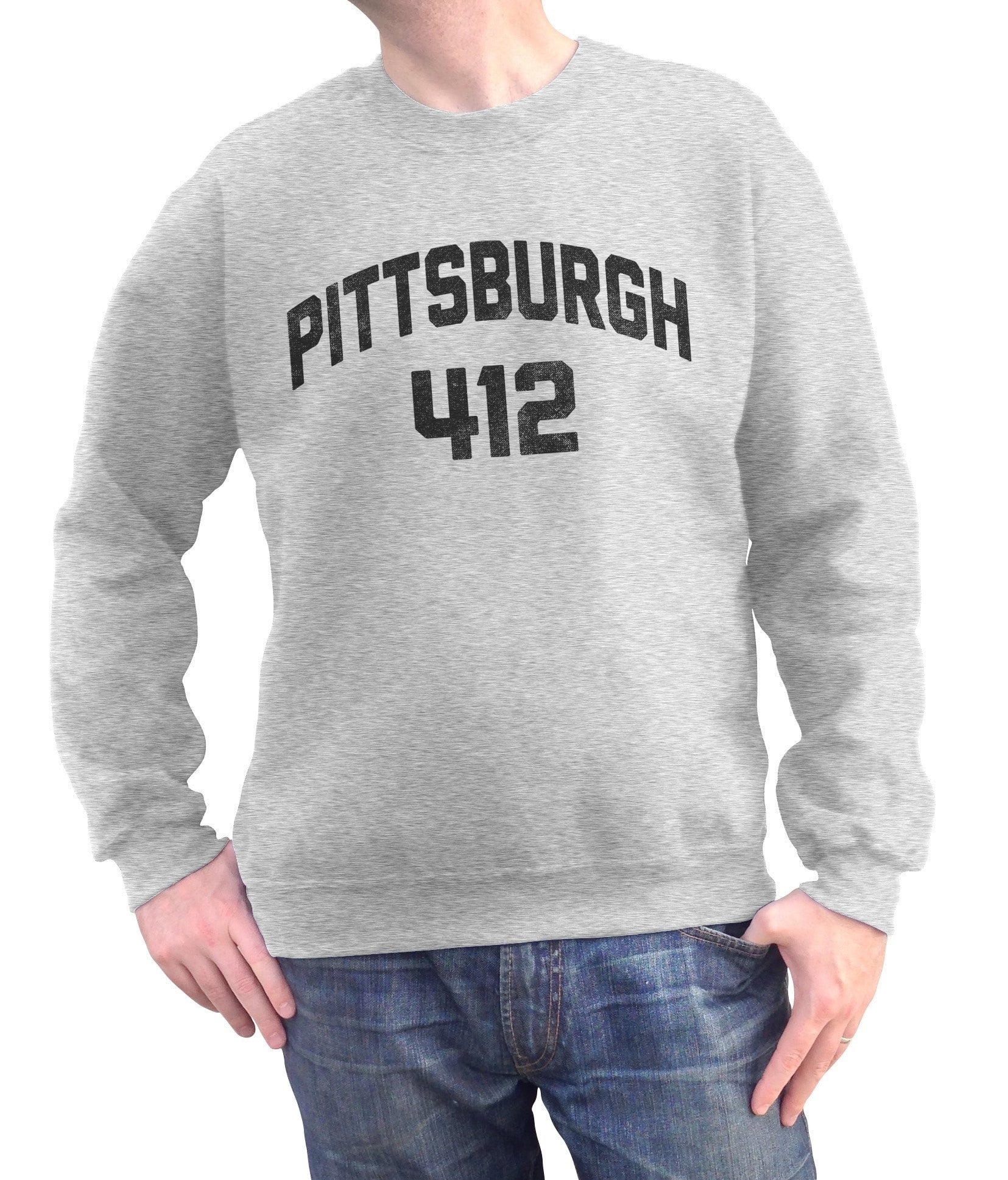 Unisex Pittsburgh 412 Area Code Sweatshirt
