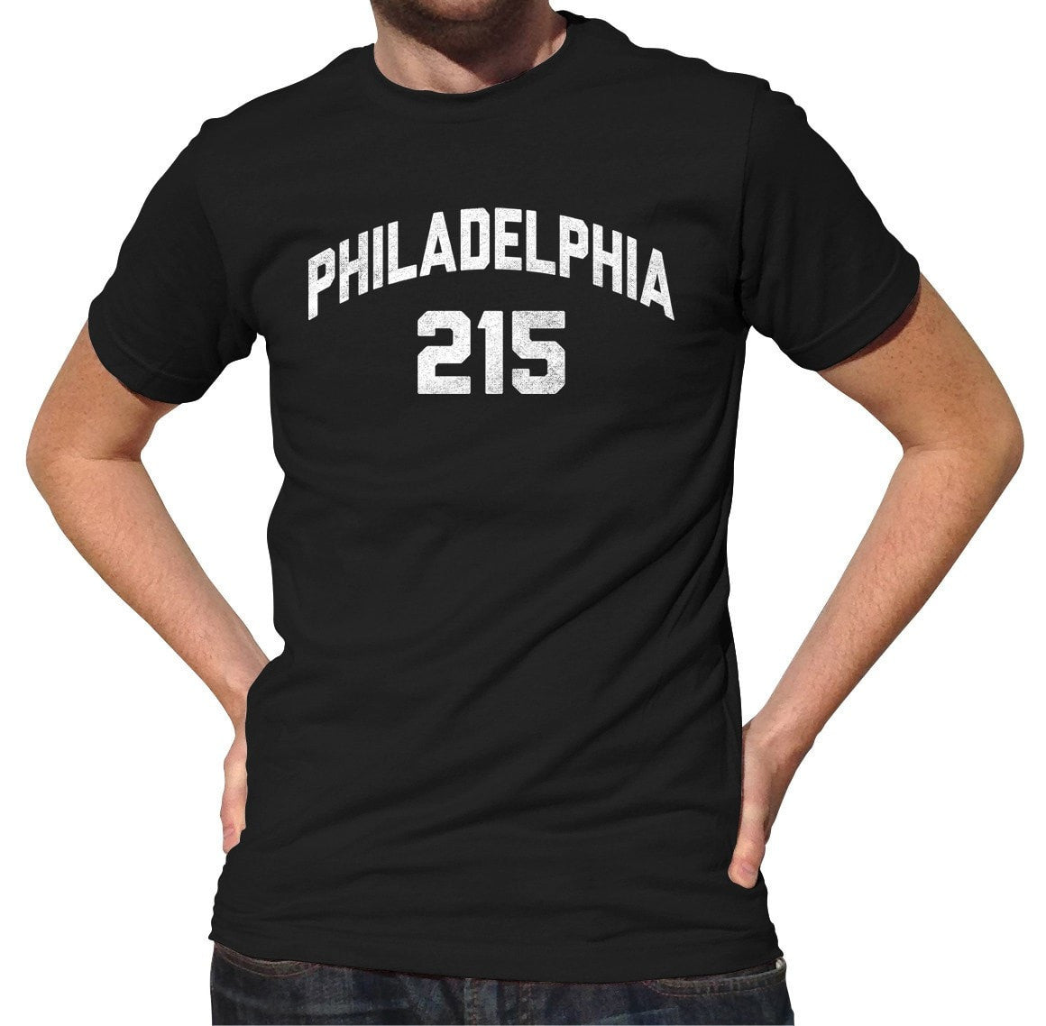 Men's Philadelphia 215 Area Code T-Shirt