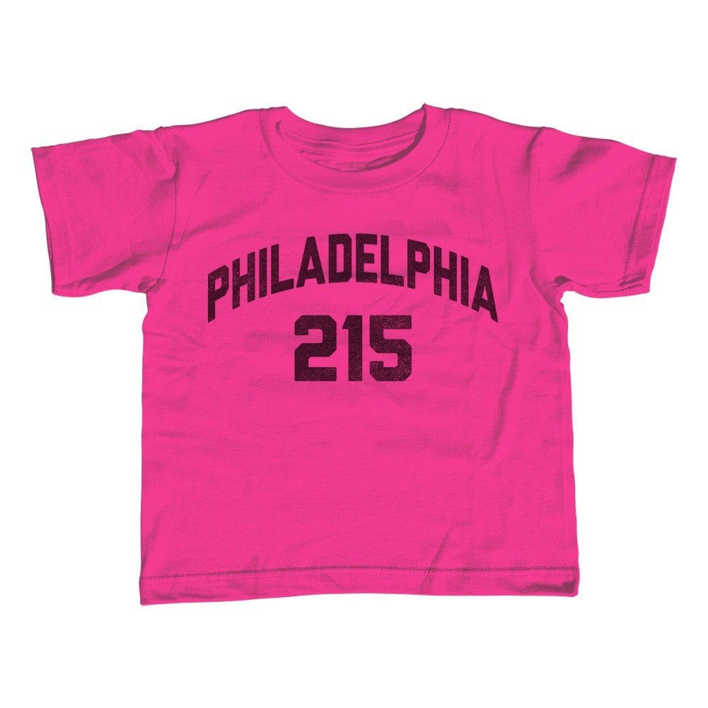 Girl's Philadelphia 215 Area Code T-Shirt - Unisex Fit