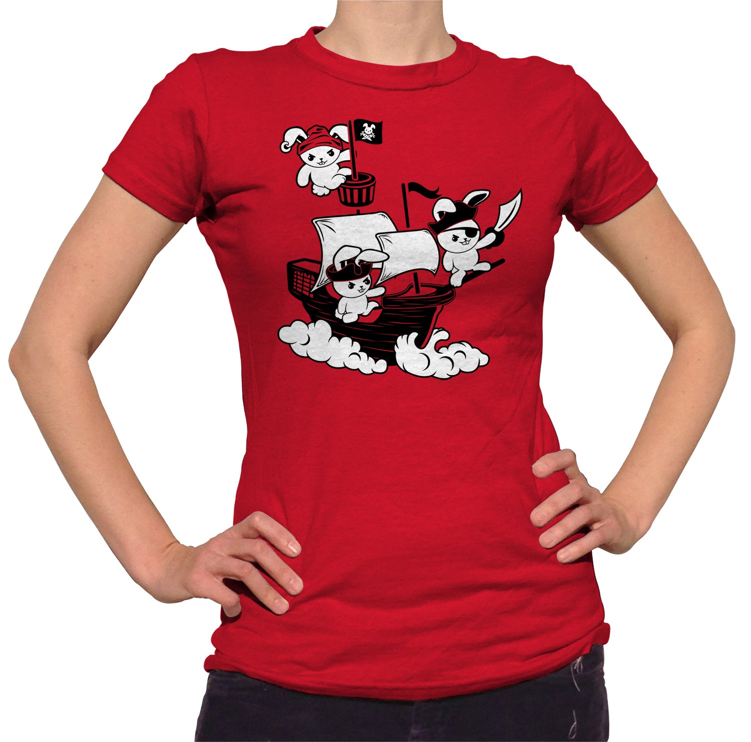 Women's Pirate Bunnies T-Shirt - By Ex-Boyfriend