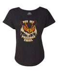 Women's Per My Previous Email Owl Scoop Neck T-Shirt