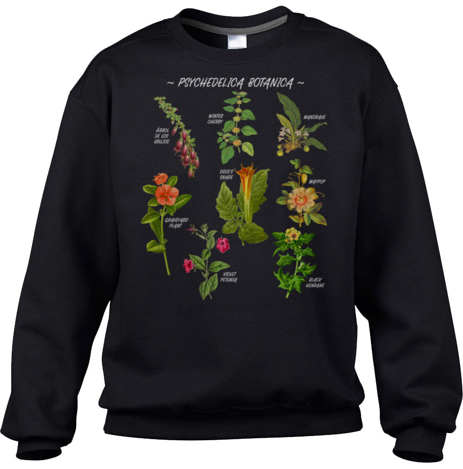 Unisex Psychedelica Botanica Sweatshirt
