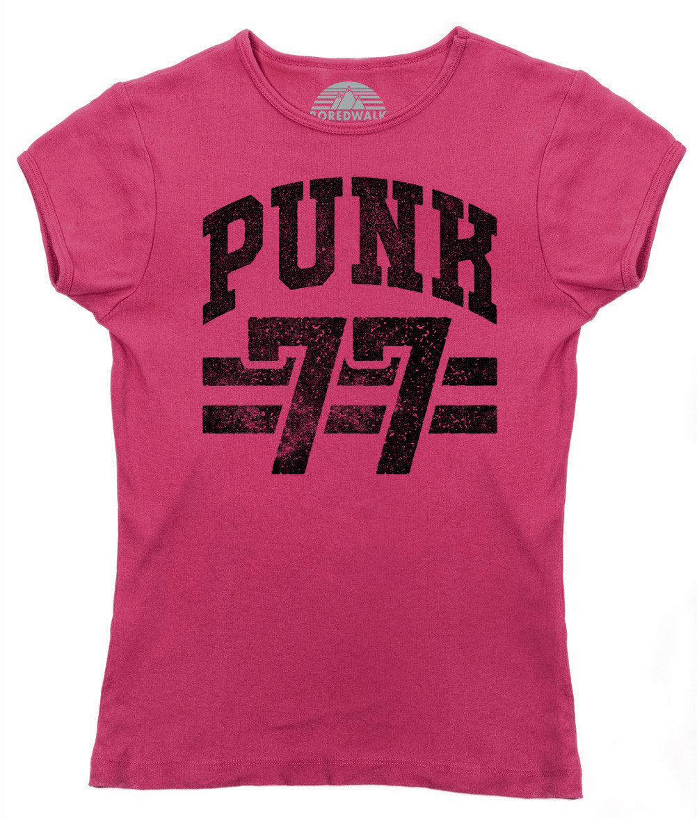 Women's Punk 77 T-Shirt - Alternative Music Punk Rock Grunge