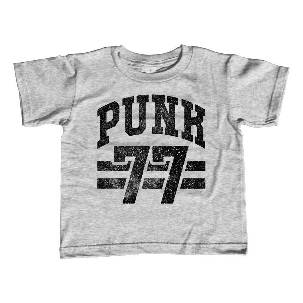 Boy's Punk 77 T-Shirt Alternative Music Punk Rock Grunge