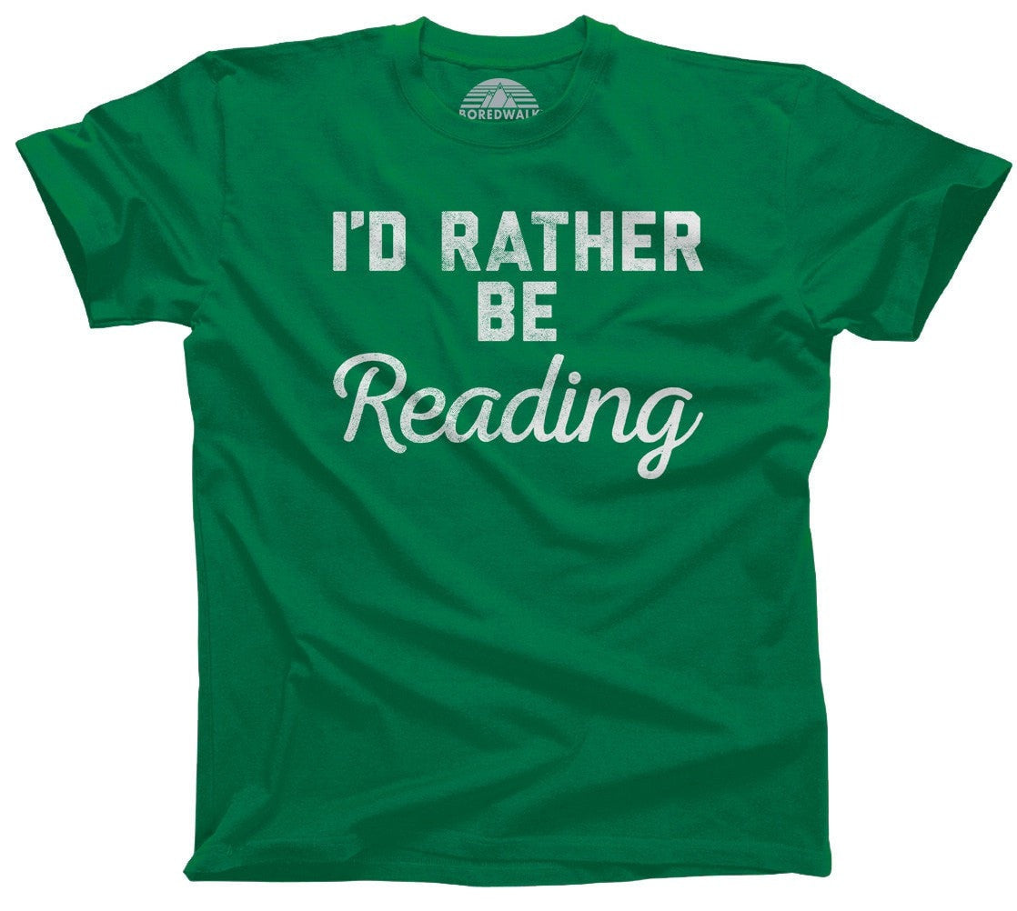 Men's I'd Rather Be Reading T-Shirt