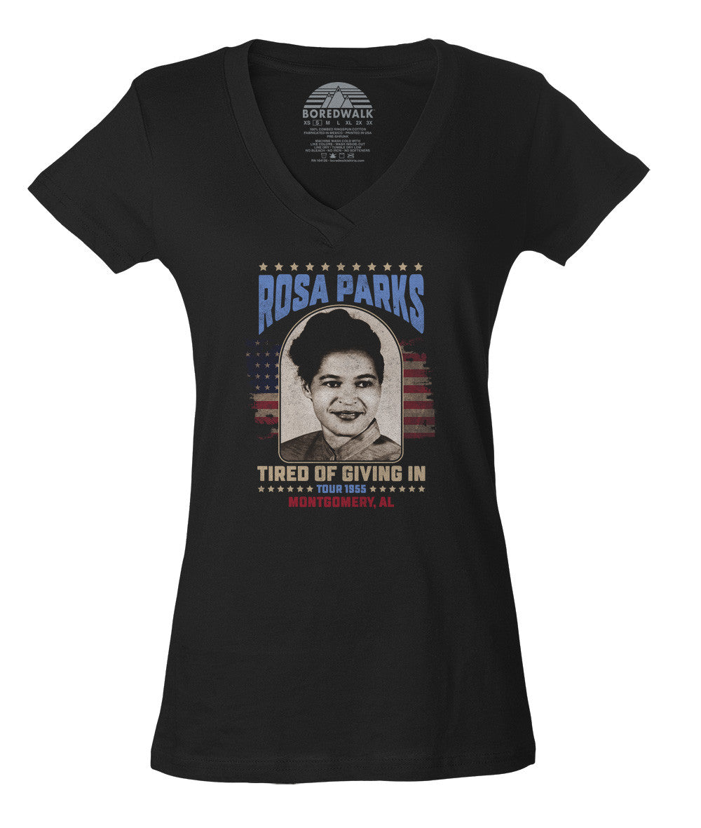 Women's Rosa Parks Vneck T-Shirt