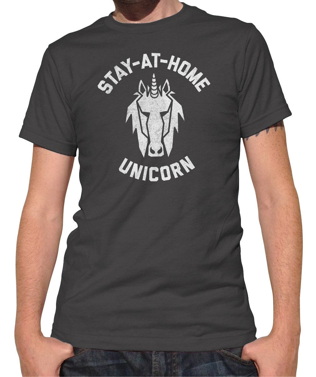 Men's Stay at Home Unicorn T-Shirt