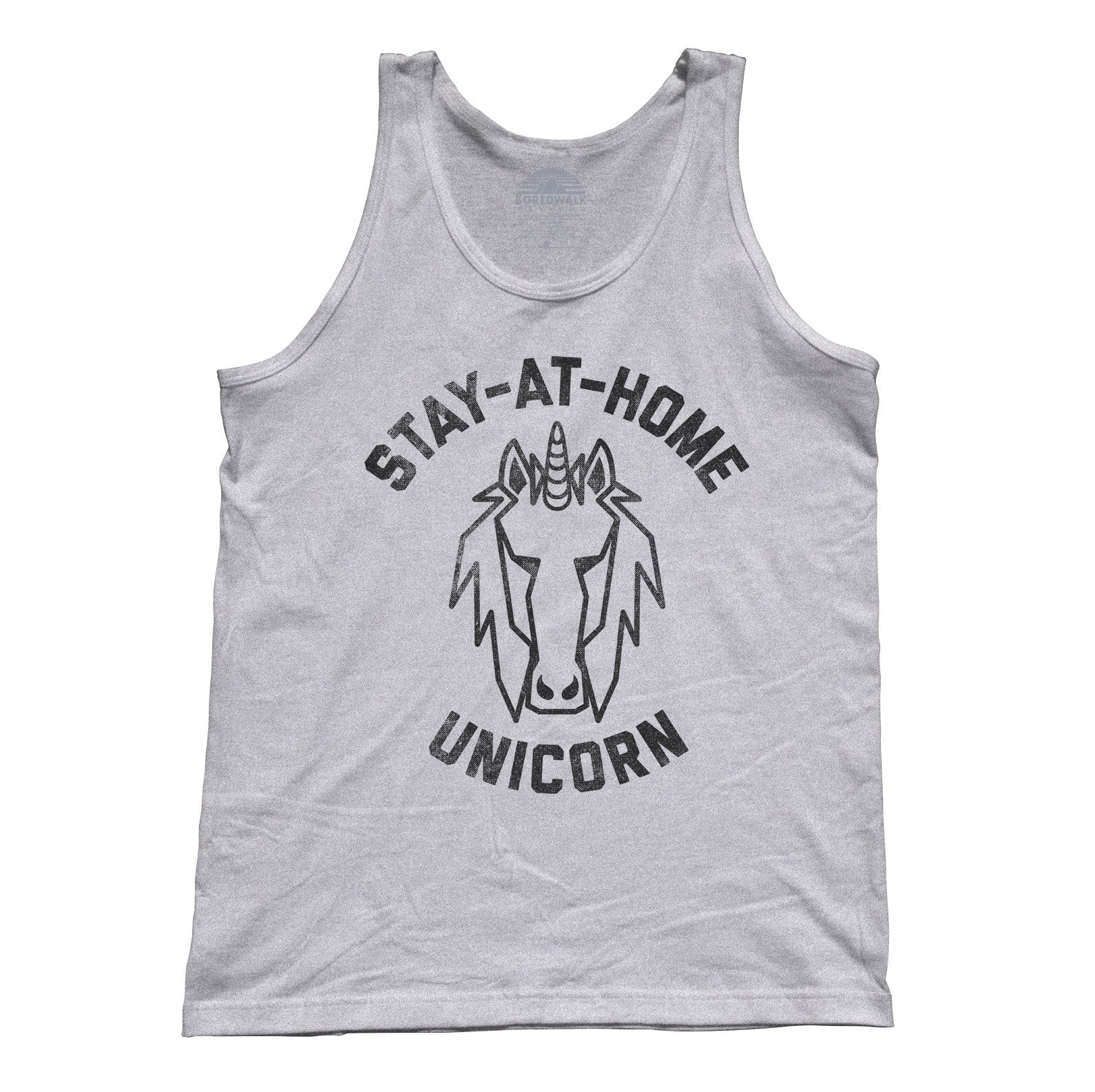Unisex Stay at Home Unicorn Tank Top