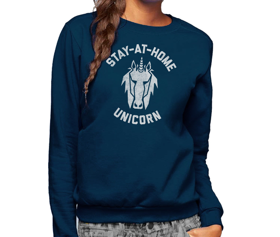 Unisex Stay at Home Unicorn Sweatshirt