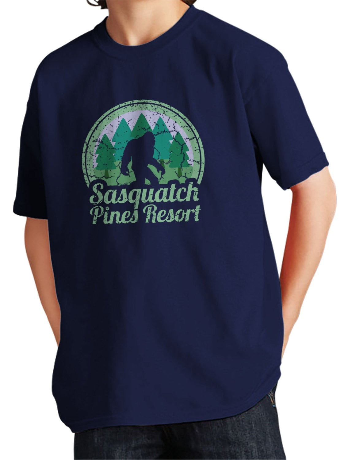Girl's Sasquatch Pines Resort T-Shirt - Unisex Fit Bigfoot