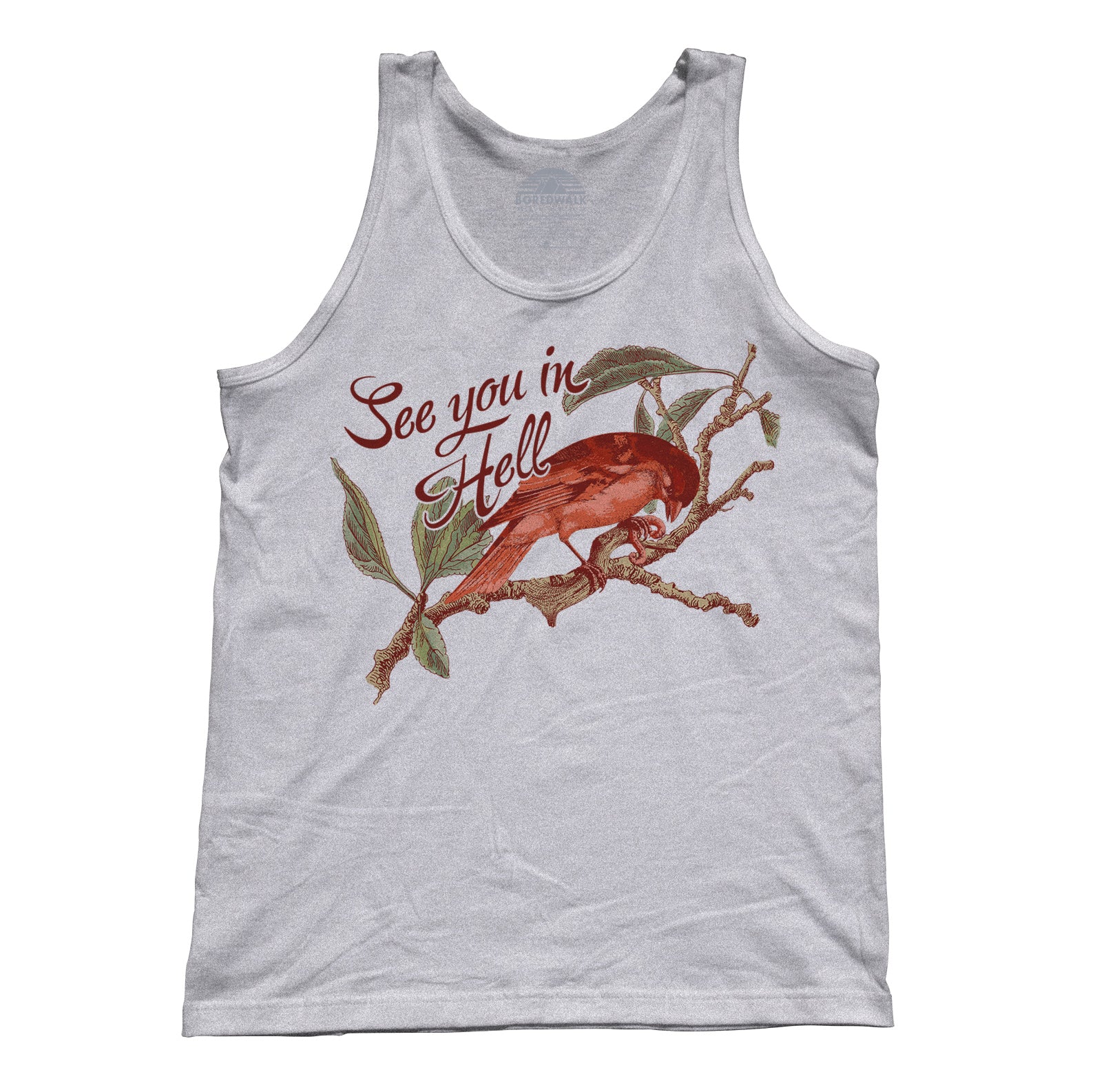 Unisex See You In Hell Bird Tank Top
