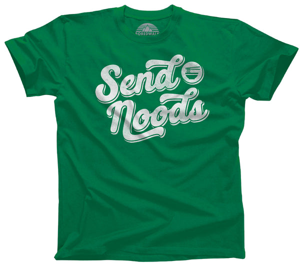 Men's Send Noods T-Shirt - Asian Food Pho Ramen - Boredwalk