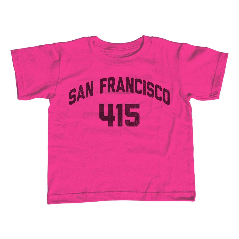 Girl's San Francisco 415 Area Code T-Shirt - Unisex Fit