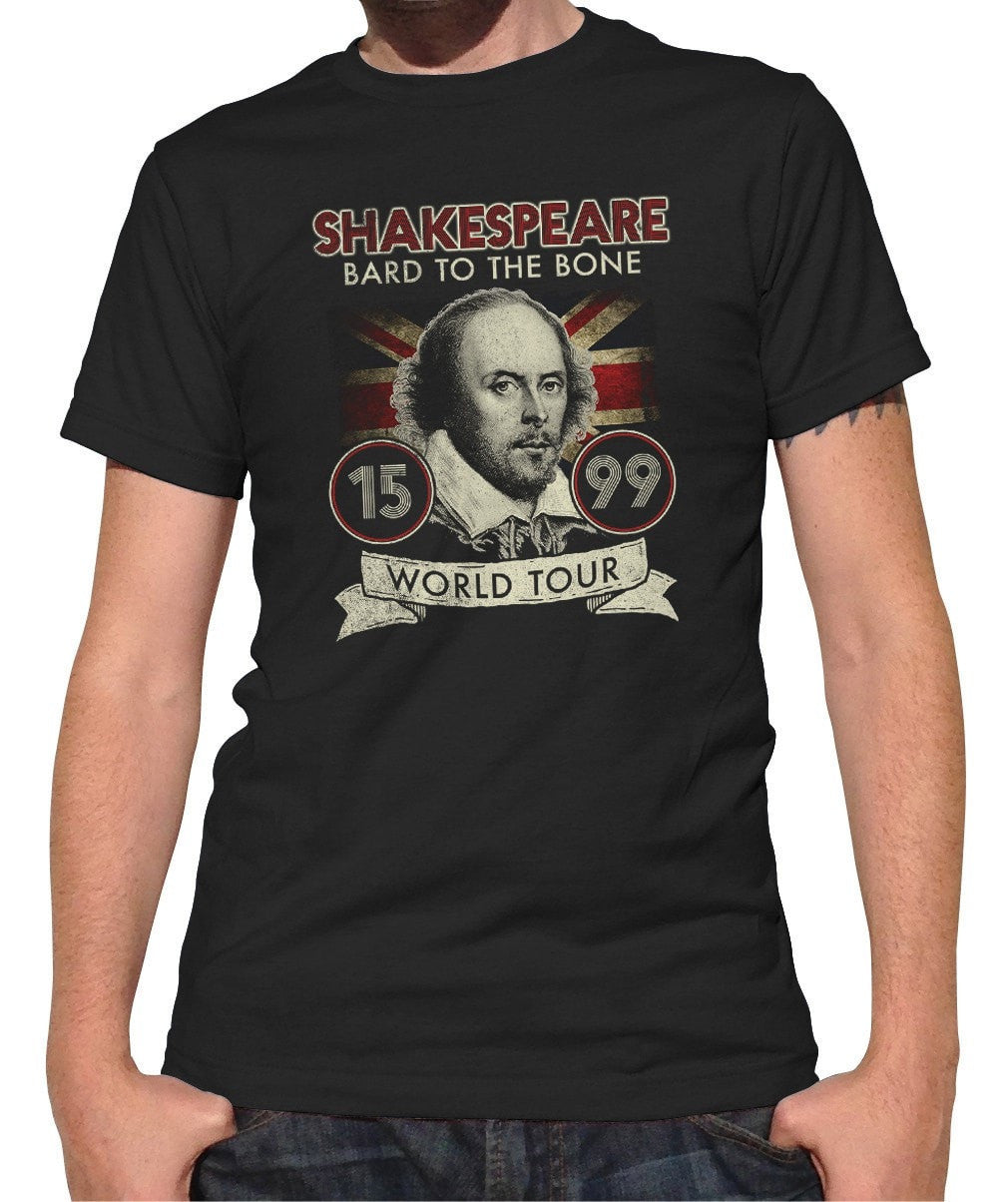 Men's William Shakespeare Bard to the Bone Tour T-Shirt