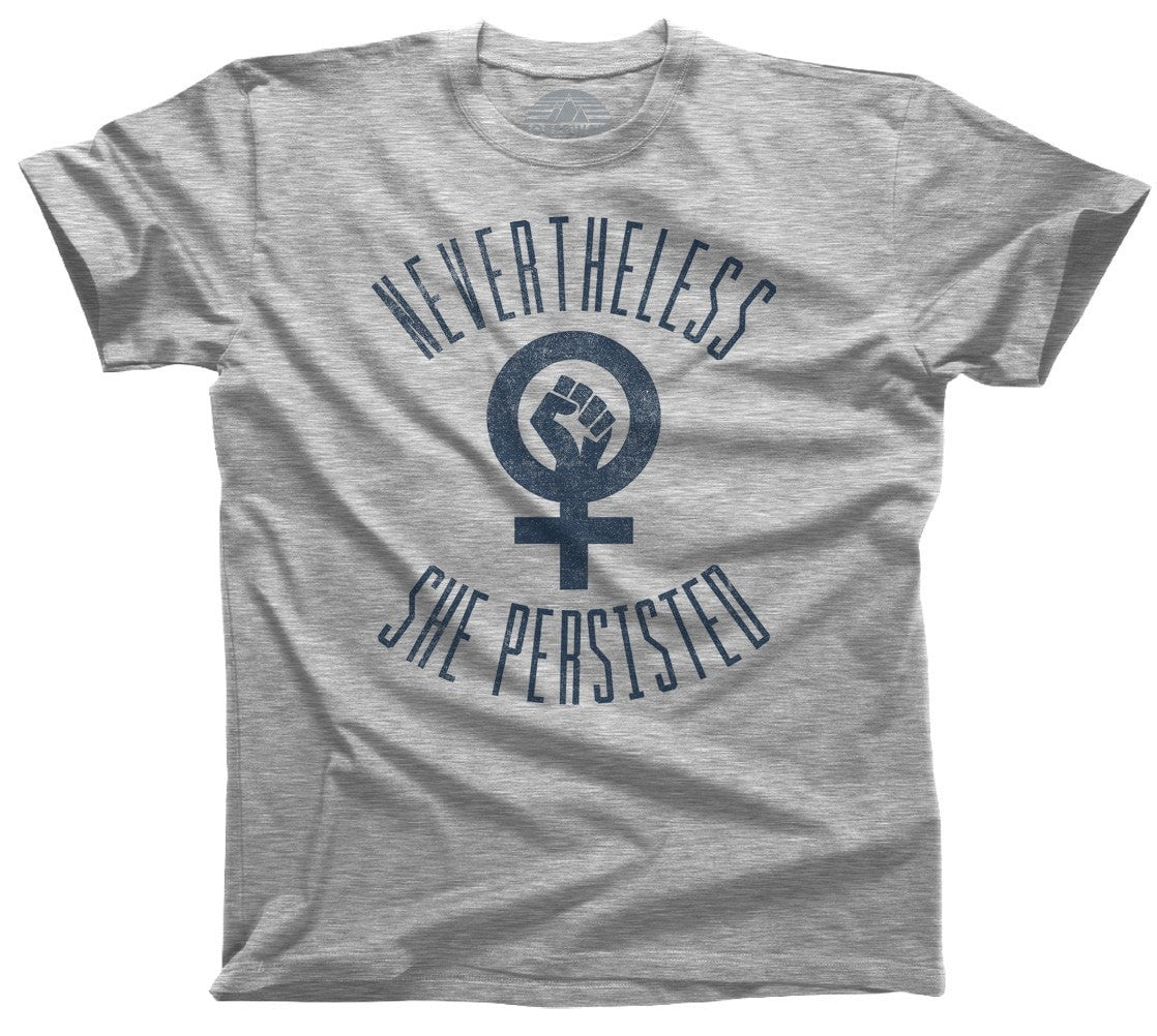 Men's Nevertheless She Persisted T-Shirt Elizabeth Warren