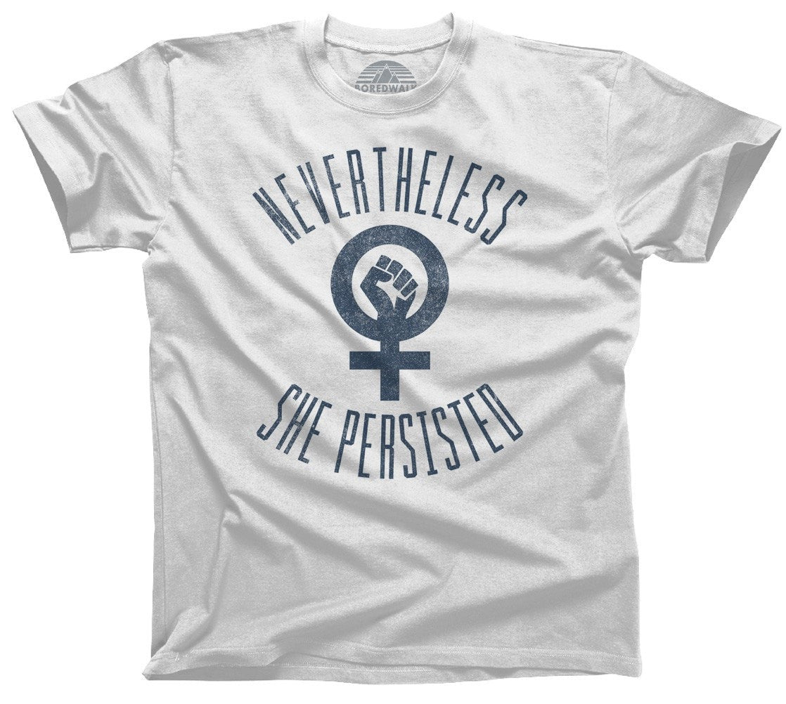 Men's Nevertheless She Persisted T-Shirt Elizabeth Warren