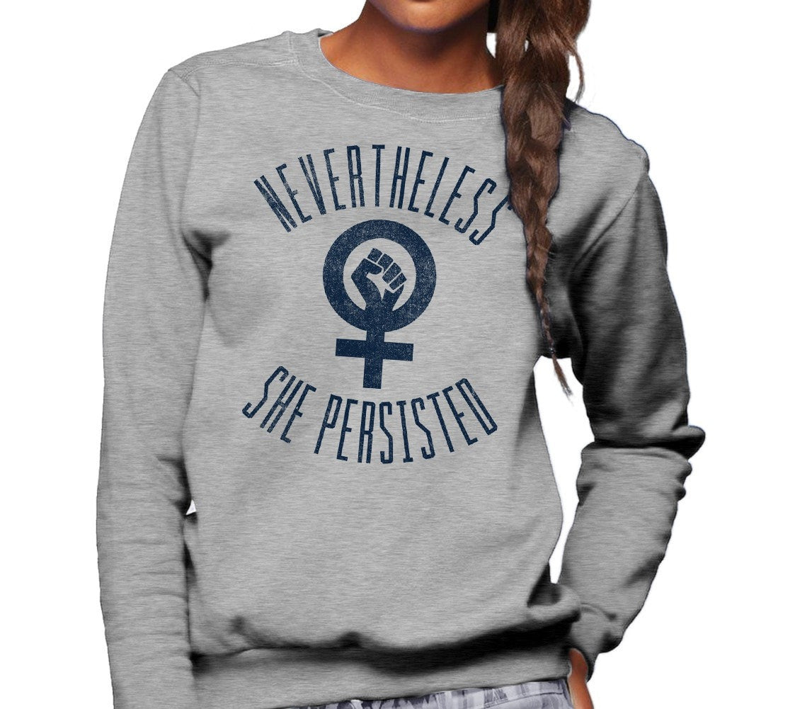 Unisex Nevertheless She Persisted Sweatshirt - Elizabeth Warren