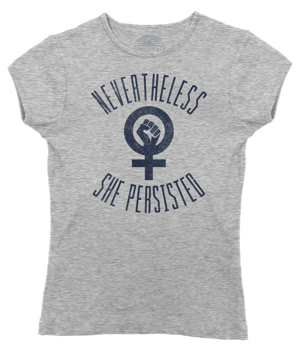 Women's Nevertheless She Persisted T-Shirt - Elizabeth Warren