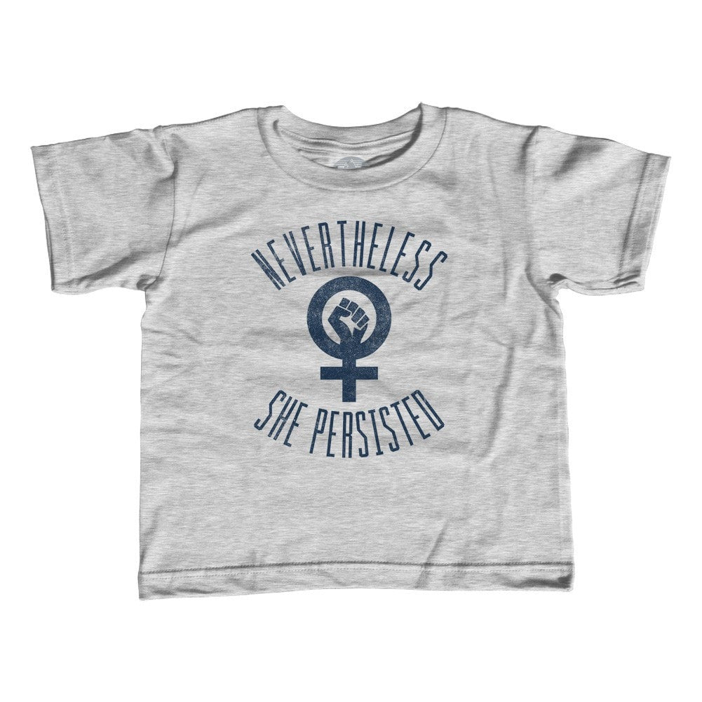 Girl's Nevertheless She Persisted T-Shirt - Unisex Fit - Elizabeth Warren