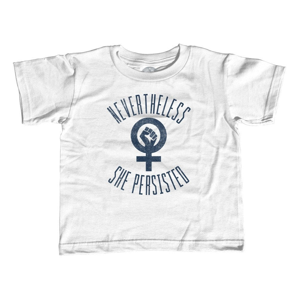 Boy's Nevertheless She Persisted T-Shirt Elizabeth Warren