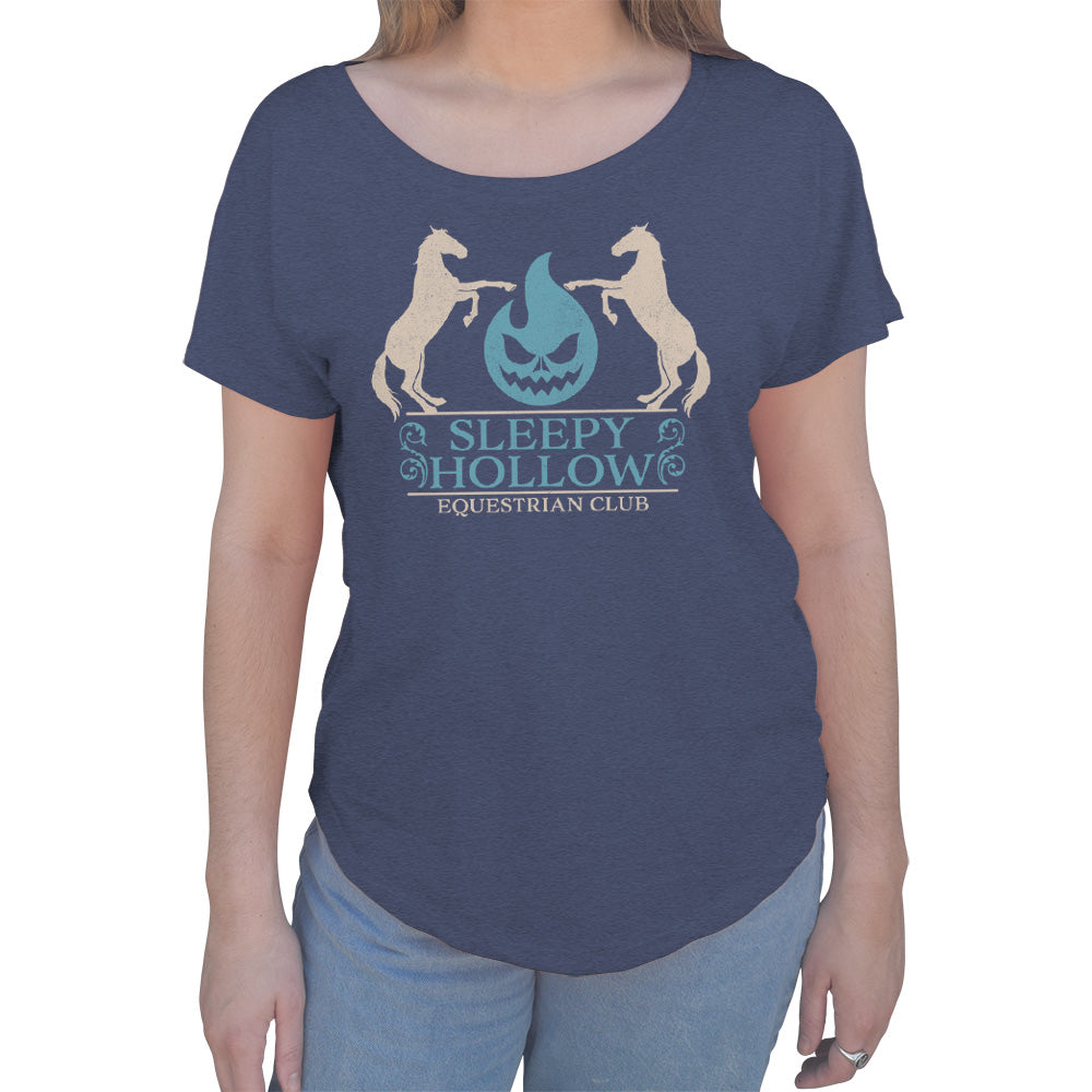 Women's Sleepy Hollow Equestrian Club Scoop Neck T-Shirt