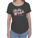 Women's Shirley Temple On The Rocks Scoop Neck T-Shirt