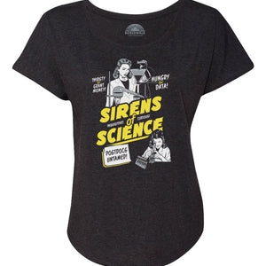 Women's Sirens of Science Scoop Neck T-Shirt