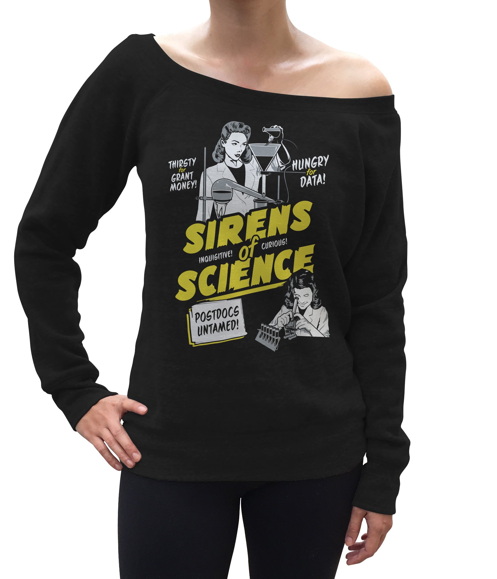 Women's Sirens of Science Scoop Neck Fleece - By Ex-Boyfriend