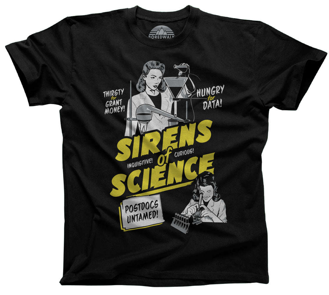 Men's Sirens of Science T-Shirt - By Ex-Boyfriend