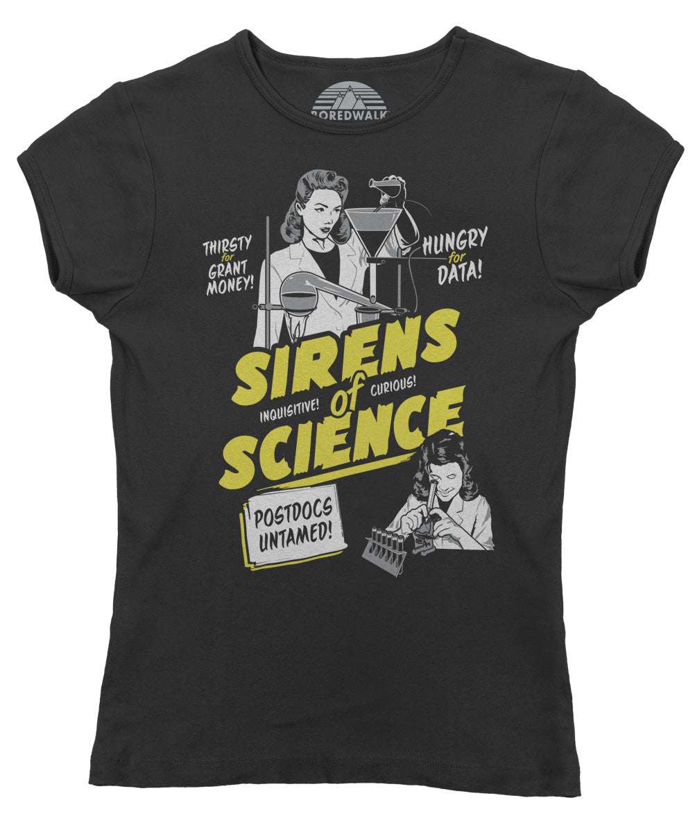Women's Sirens of Science T-Shirt - By Ex-Boyfriend
