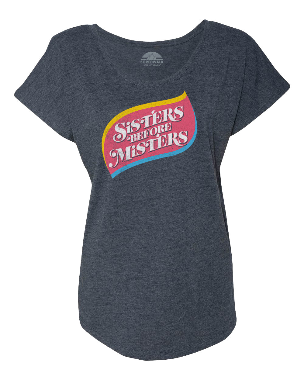 Women's Sisters Before Misters Scoop Neck T-Shirt