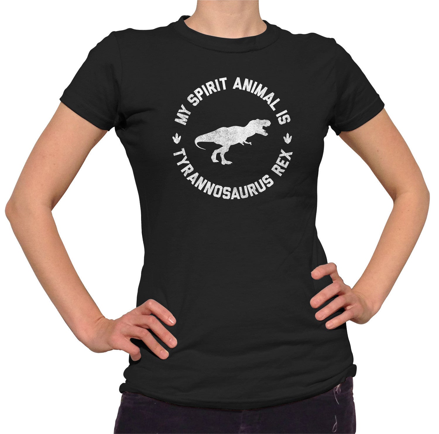 Women's My Spirit Animal is T-Rex T-Shirt
