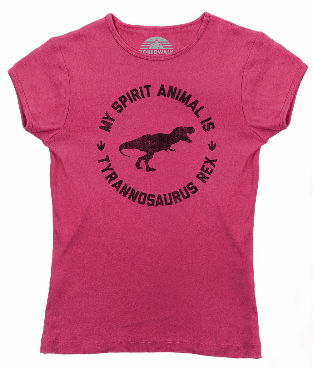 Women's My Spirit Animal is T-Rex T-Shirt