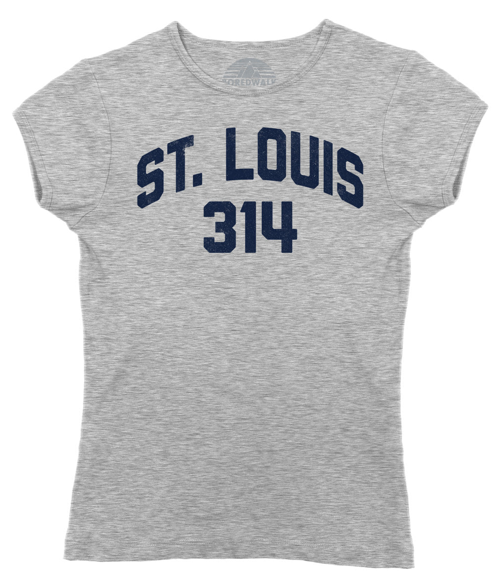Women's St Louis 314 Area Code T-Shirt