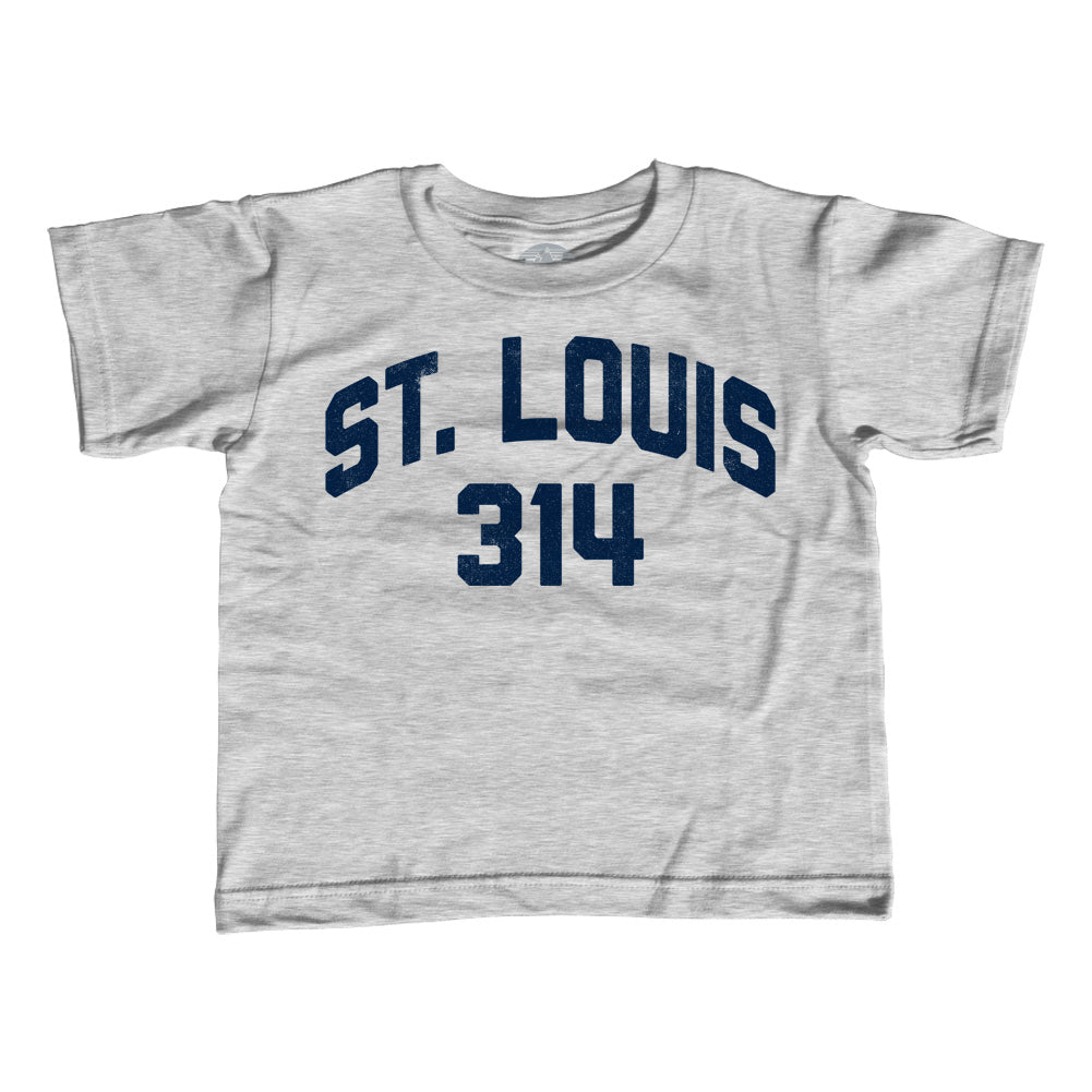 Boy's St Louis 314 Area Code T-Shirt