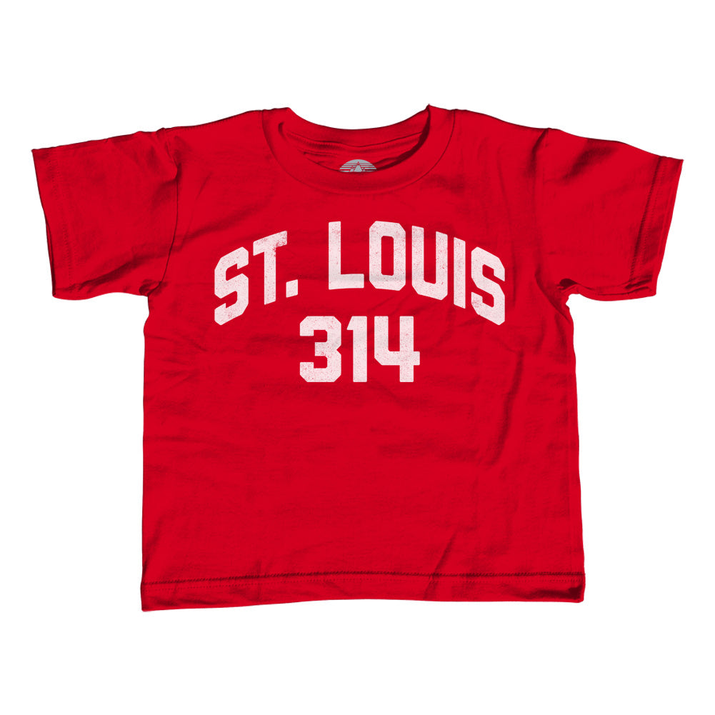 BoredWalk Women's St Louis 314 Area Code T-Shirt, Large / Heather