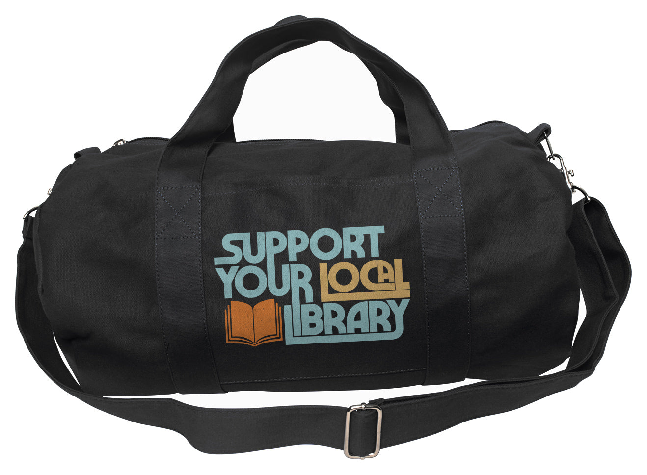 Support Your Local Library Duffel Bag